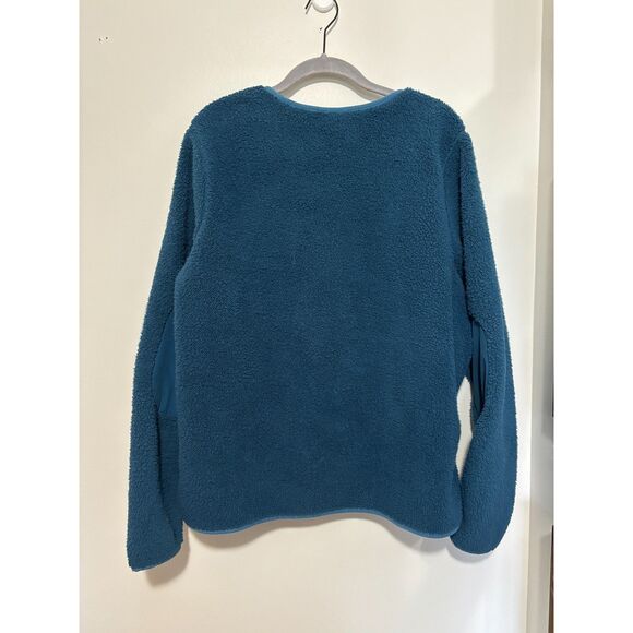 Duluth Trading Sherpa Fleece Pullover XL Blue Cozy Outdoor Workwear Hiking Gorp - Picture 5 of 9